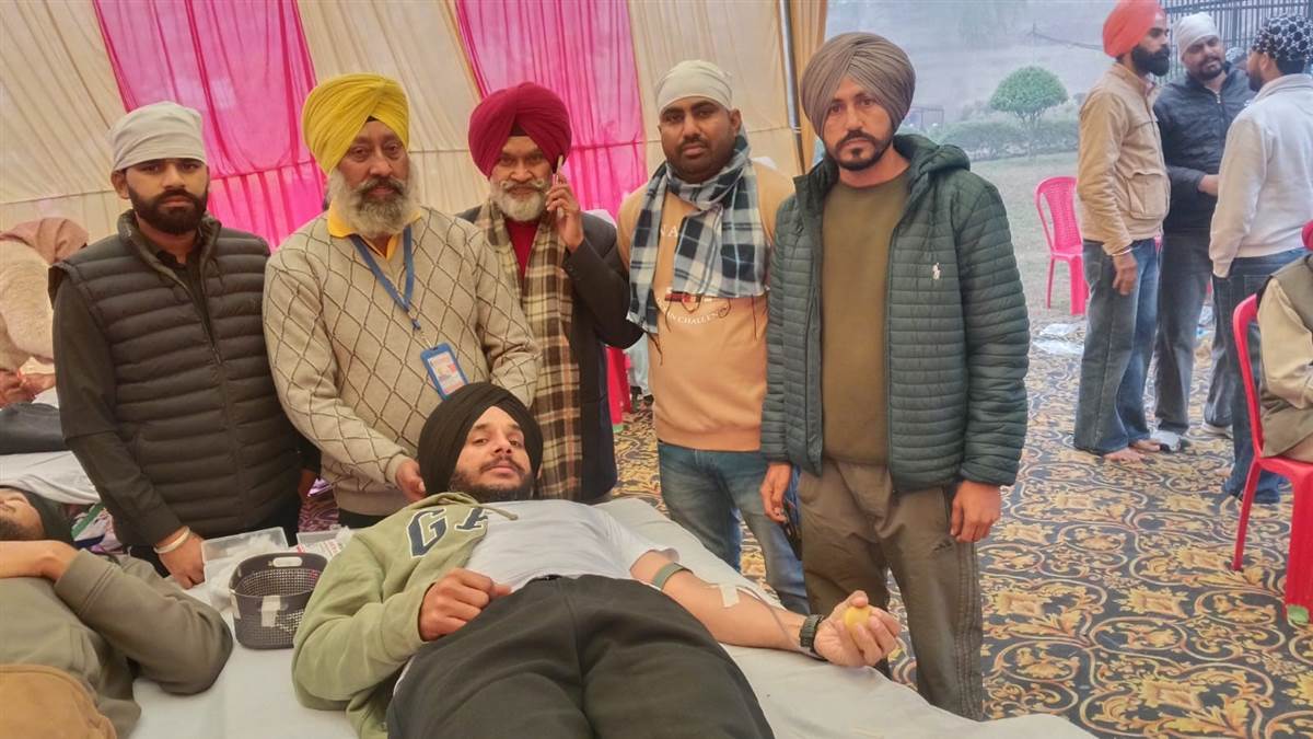 ਨਵੇਂ ਸਾਲ ਮੌਕੇ ਖ਼ੂਨਦਾਨ ਕੈਂਪ ਲਾਇਆ