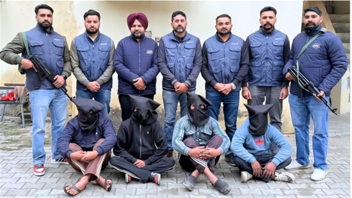 ਪੰਜਾਬ ਪੁਲਿਸ ਨੂੰ ਵੱਡੀ ਸਫ਼ਲਤਾ: ਟਾਰਗੇਟ ਫਾਇਰਿੰਗ ਦੀ ਸਾਜ਼ਿਸ਼ ਨਾਕਾਮ, ਚਾਰ ਮੁਲਜ਼ਮ ਹਥਿਆਰਾਂ ਸਮੇਤ ਗ੍ਰਿਫ਼ਤਾਰ