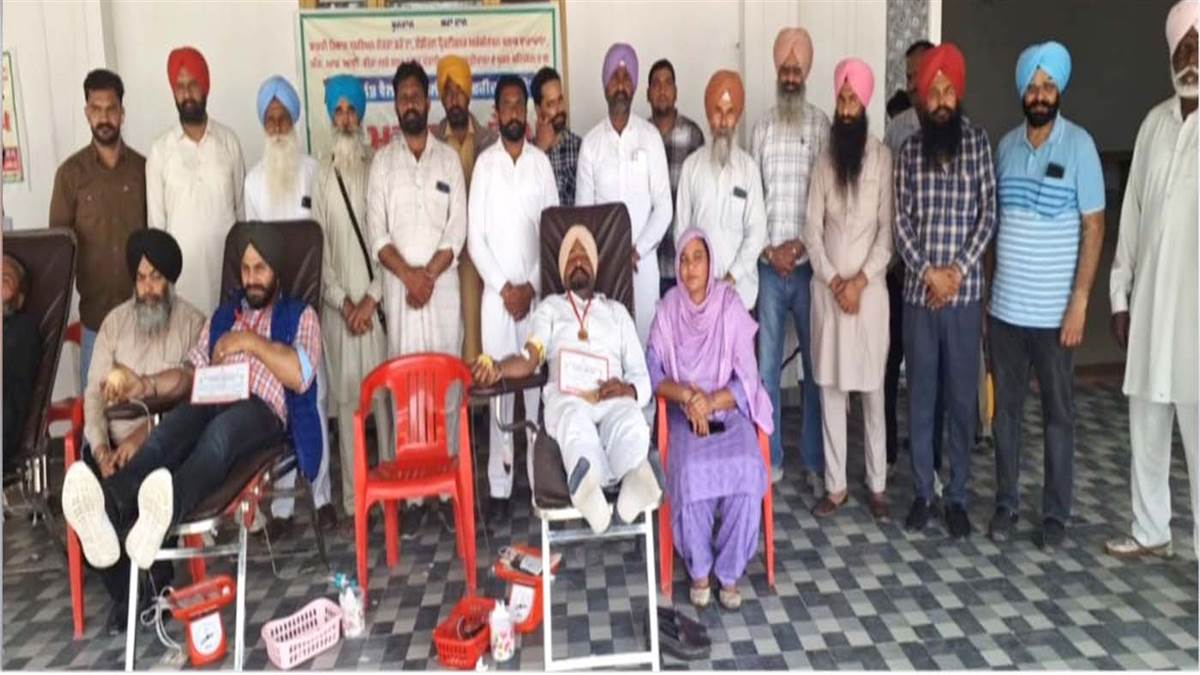 ਮੈਡੀਕਲ ਪ੍ਰੈਕਟੀਸ਼ਨਰਜ਼ ਨੇ ਖੂਨਦਾਨ ਕੈਂਪ ਲਾਇਆ