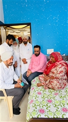 ਬਾਰ ਕੌਂਸਲ ਪੰਜਾਬ ਤੇ ਹਰਿਆਣਾ ਹਾਈ ਕੋਰਟ ਦੇ ਮੈਂਬਰ ਗਰੇਵਾਲ ਪੀੜਤ ਪਰਿਵਾਰ ਨੂੰ ਮਿਲੇ
