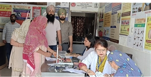 ਪੀਐੱਚਸੀ ਨੂਰਪੁਰ ਸੇਠਾਂ ਵਿਖੇ ਅੱਖਾਂ ਦਾ ਜਾਂਚ ਦਾ ਕੈਂਪ ਲਗਾਇਆ