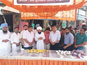 ਭਗਵਾਨ ਮਹਾਵੀਰ ਜੈਅੰਤੀ ਮੌਕੇ ਕਰਵਾਇਆ ਭੰਡਾਰਾ