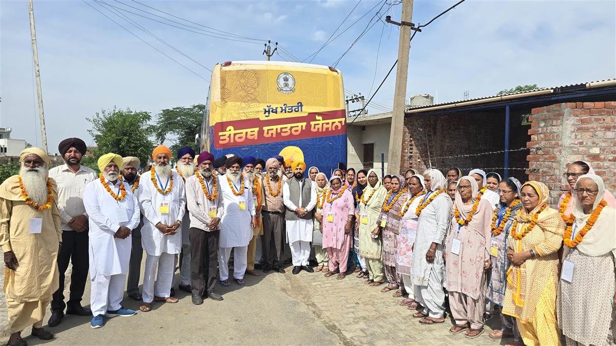 ਜੱਸੀ ਸੋਹੀਆਂਵਾਲਾ ਵੱਲੋਂ ਤੀਰਥ ਯਾਤਰਾ ਬੱਸ ਨੂੰ ਕੀਤਾ ਰਵਾਨਾ