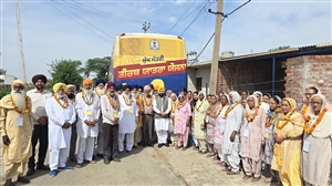 ਜੱਸੀ ਸੋਹੀਆਂਵਾਲਾ ਵੱਲੋਂ ਤੀਰਥ ਯਾਤਰਾ ਬੱਸ ਨੂੰ ਕੀਤਾ ਰਵਾਨਾ