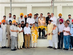 ਬਾਬਾ ਸਾਹਿਬ ਦੇ ਬੁੱਤ ਨੂੰ ਤੋੜਨ ’ਤੇ ਭਾਜਪਾ ਵੱਲੋਂ ਰੋਸ ਪ੍ਰਦਰਸ਼ਨ