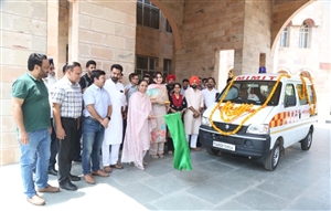 ਡਾ. ਬਲਜੀਤ ਕੌਰ ਵੱਲੋਂ ਮਿਮਿਟ ਦੇ ਵਿਦਿਆਰਥੀਆਂ ਲਈ ਐਂਬੂਲੈਂਸ ਸੇਵਾ ਦੀ ਸ਼ੁਰੂਆਤ