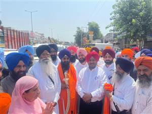 ਗੁਰੂਘਰ ਆਲਮਗੀਰ ’ਚ ਵਿਸ਼ਰਾਮ ਉਪਰੰਤ ਖ਼ਾਲਸਾ ਮਾਰਚ ਅਗਲੇ ਪੜਾਅ ਲਈ ਰਵਾਨਾ