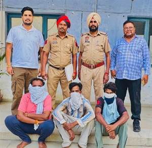 Barnala News : 10-15 ਮੋਟਰਾਂ ਤੋਂ ਕੇਬਲ ਤਾਰ ਚੋਰੀ ਕਰਨ ਵਾਲਾ ਗਿਰੋਹ ਦੇ ਤਿੰਨ ਮੈਂਬਰ ਗ੍ਰਿਫ਼ਤਾਰ