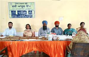 ਪੱਖੀਕਲਾ ਵਿਖੇ ਮੁਫ਼ਤ ਆਯੁਸ਼ ਕੈਂਪ ਦੌਰਾਨ 810 ਮਰੀਜ਼ਾਂ ਦੀ ਜਾਂਚ