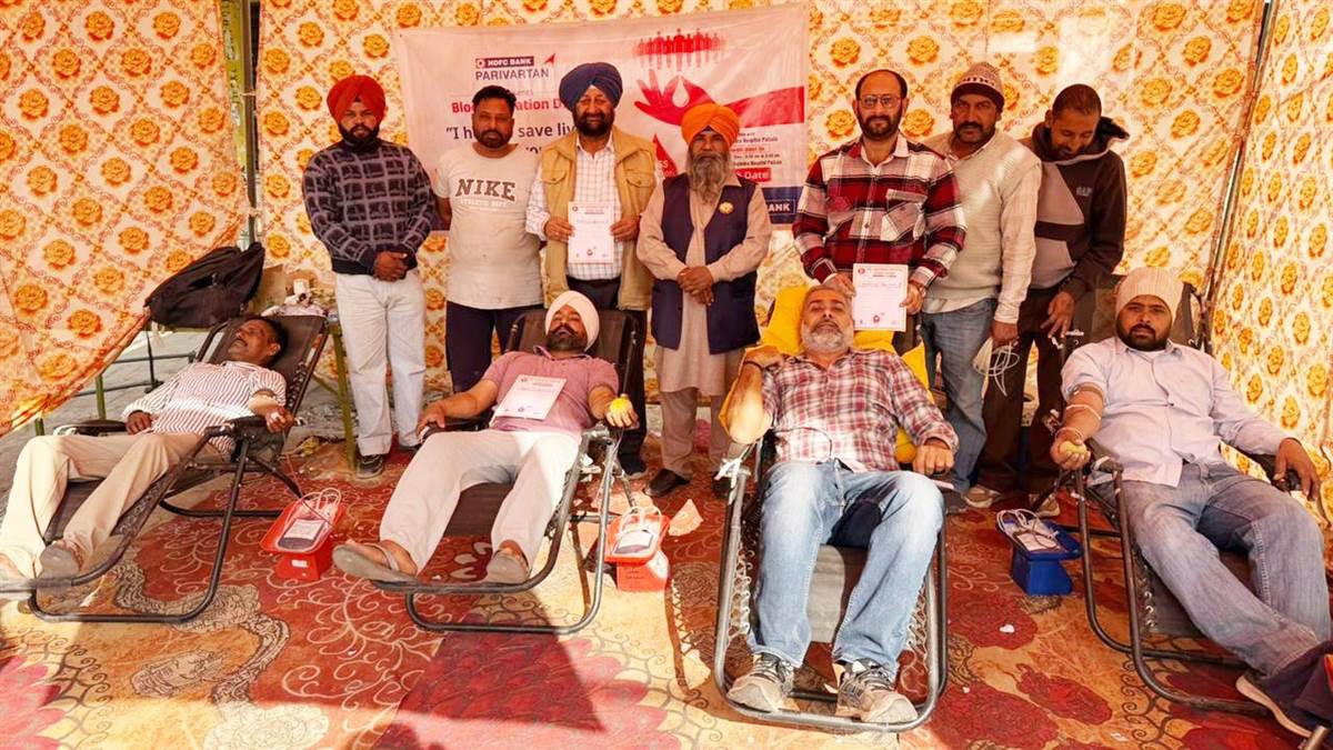 ਸ਼ਹੀਦੀ ਦਿਹਾਡ਼ੇ ਨੂੰ ਸਮਰਪਿਤ ਲਾਇਆ ਖੂਨਦਾਨ ਕੈਂਪ