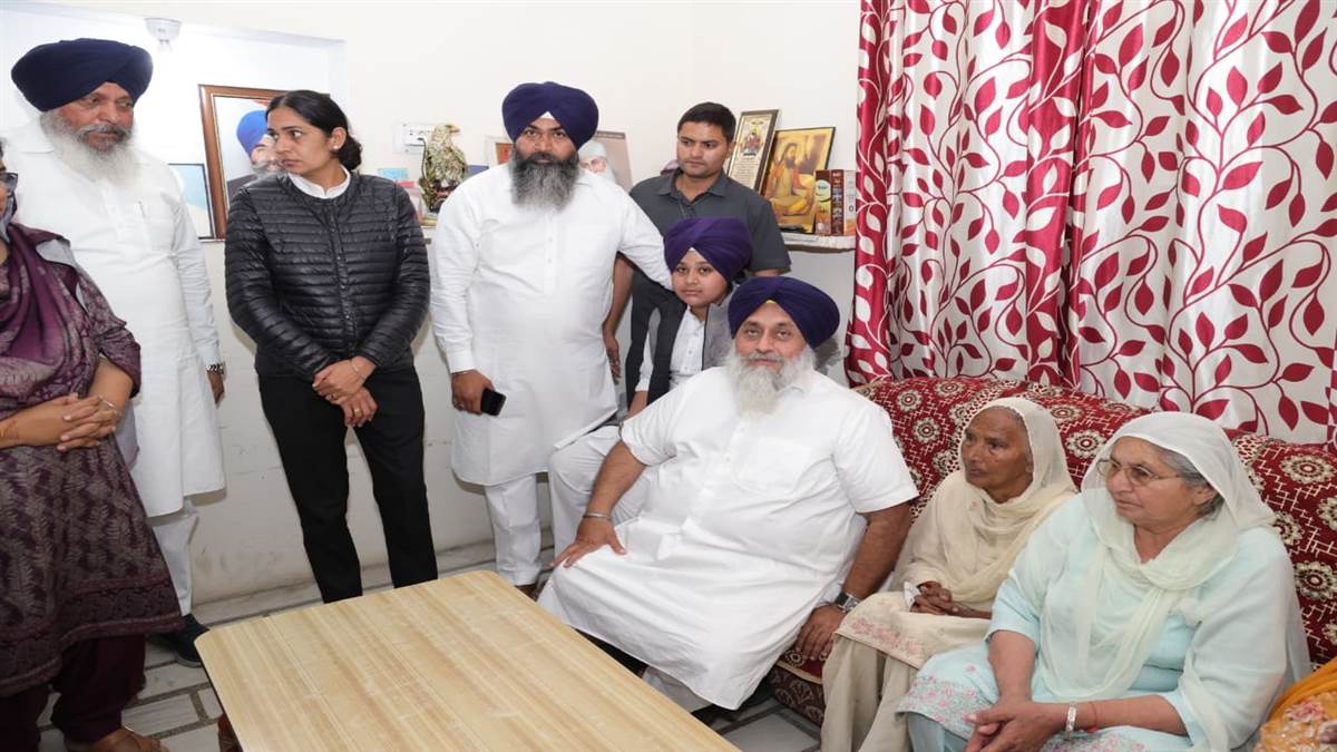 ਸੁਖਬੀਰ ਬਾਦਲ ਨੇ ਗੁਰਪ੍ਰੀਤ ਸਿੰਘ ਲਾਪਰ ਨਾਲ ਵੰਡਾਇਆ ਦੁੱਖ