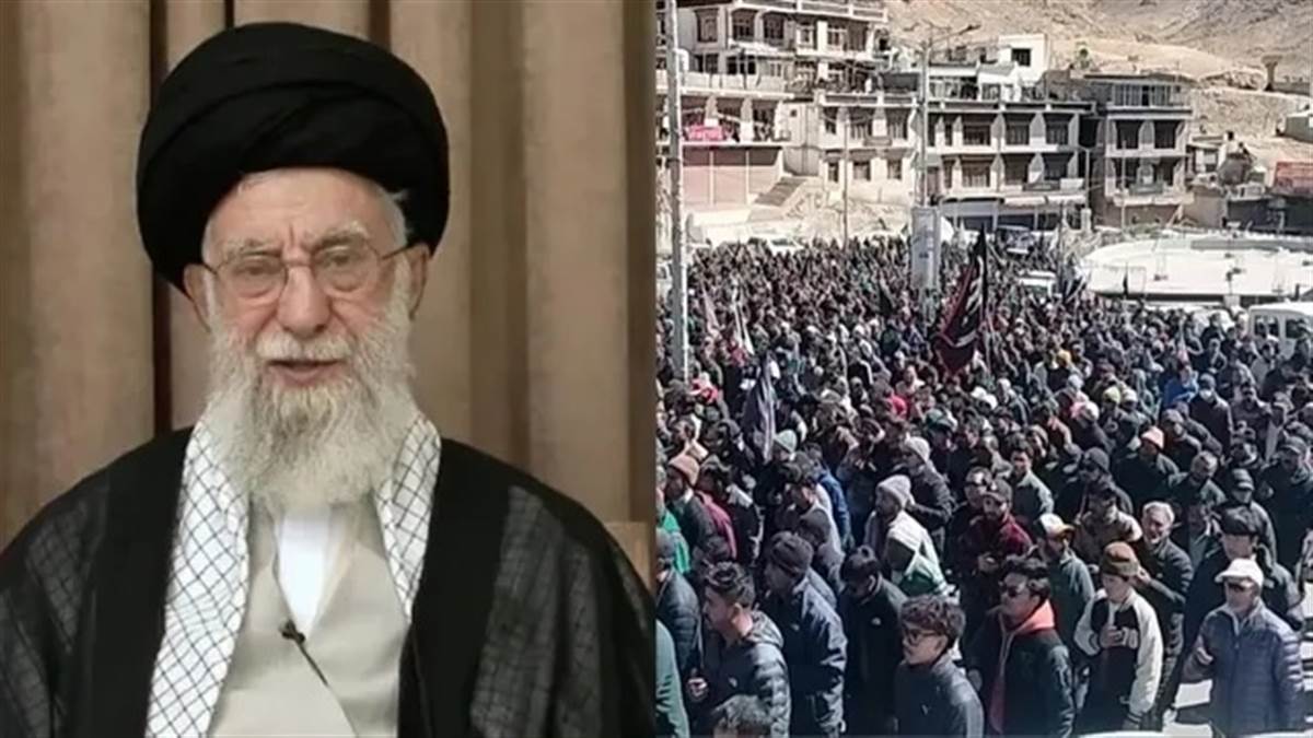 ਈਰਾਨ ਦੇ ਸੁਪਰੀਮ ਲੀਡਰ ਖ਼ਾਮੇਨੇਈ ਦੀ ਮੌਤ ਨਾਲ ਲੱਦਾਖ ’ਚ ਉਬਾਲ, ਲੇਹ-ਕਾਰਗਿਲ ਦੀਆਂ ਸੜਕਾਂ 'ਤੇ ਉੱਤਰੇ ਹਜ਼ਾਰਾਂ ਲੋਕ
