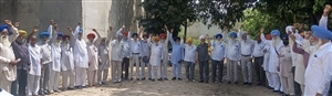ਪੈਨਸ਼ਨਰਾਂ ਨੇ ਪੰਜਾਬ ਸਰਕਾਰ ਖ਼ਿਲਾਫ਼ ਕੀਤੀ ਨਾਅਰੇਬਾਜ਼ੀ