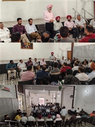 ਖੇਤੀਬਾੜੀ ਵਿਭਾਗ ਦੇ ਅਧਿਕਾਰੀਆਂ ਵੱਲੋਂ ਡੀਲਰਾਂ ਨਾਲ ਇਕੱਤਰਤਾ