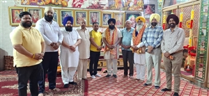 ਜਥੇਦਾਰ ਬਲਜਿੰਦਰ ਸਿੰਘ ਠੇਕੇਦਾਰ ਸਨਮਾਨਿਤ