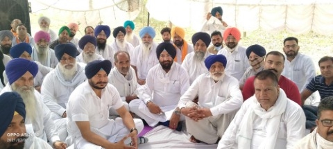 ਬਿਜਲੀ ਕੱਟਾਂ ਖ਼ਿਲਾਫ਼ ਅਕਾਲੀ ਦਲ ਤੇ ਬਸਪਾ ਨੇ ਦਿੱਤਾ ਧਰਨਾ