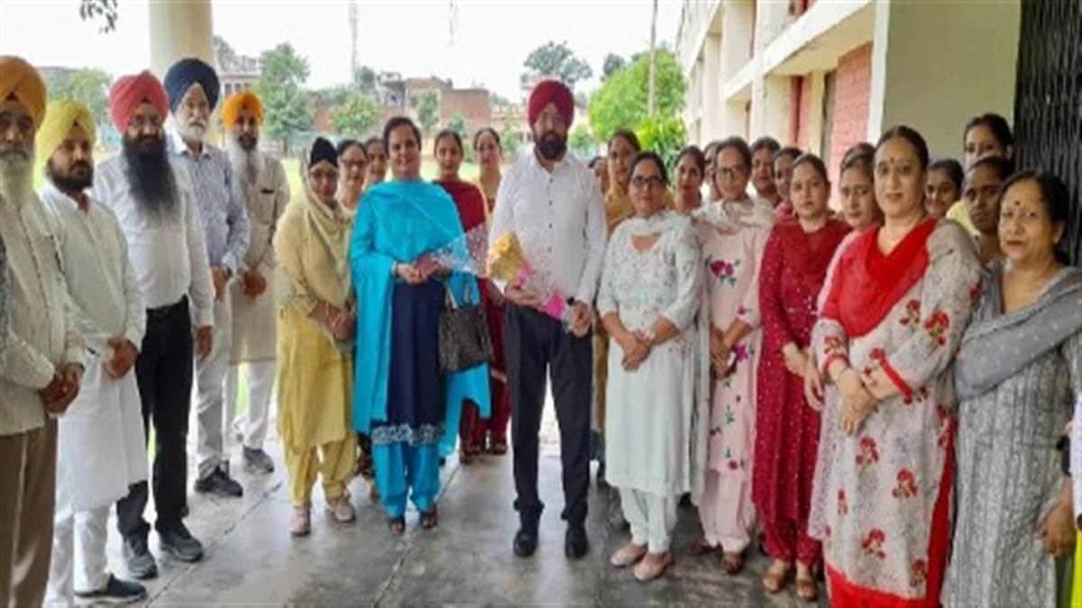 The new principal of Nankana Sahib Public School took over