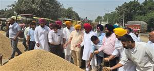ਵਿਧਾਇਕ ਡਾ. ਨਿੱਜਰ ਨੇ ਭਗਤਾਂਵਾਲਾ ਦਾਣਾ ਮੰਡੀ ਵਿਖੇ ਝੋਨੇ ਦੀ ਖਰੀਦ ਦਾ ਲਿਆ ਜਾਇਜ਼ਾ