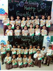 ਹੋਲੀ ਹਾਰਟ ਕਾਨਵੈਂਟ ਸਕੂਲ ਮੋਗਾ ਵਿਖੇ ਗਾਂਧੀ ਜੈਅੰਤੀ ਮਨਾਈ