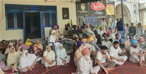 ਪੱਕੇ ਘਿਰਾਓ ਲਈ ਬਹਾਦਰਪੁਰ ’ਚ ਰੈਲੀ