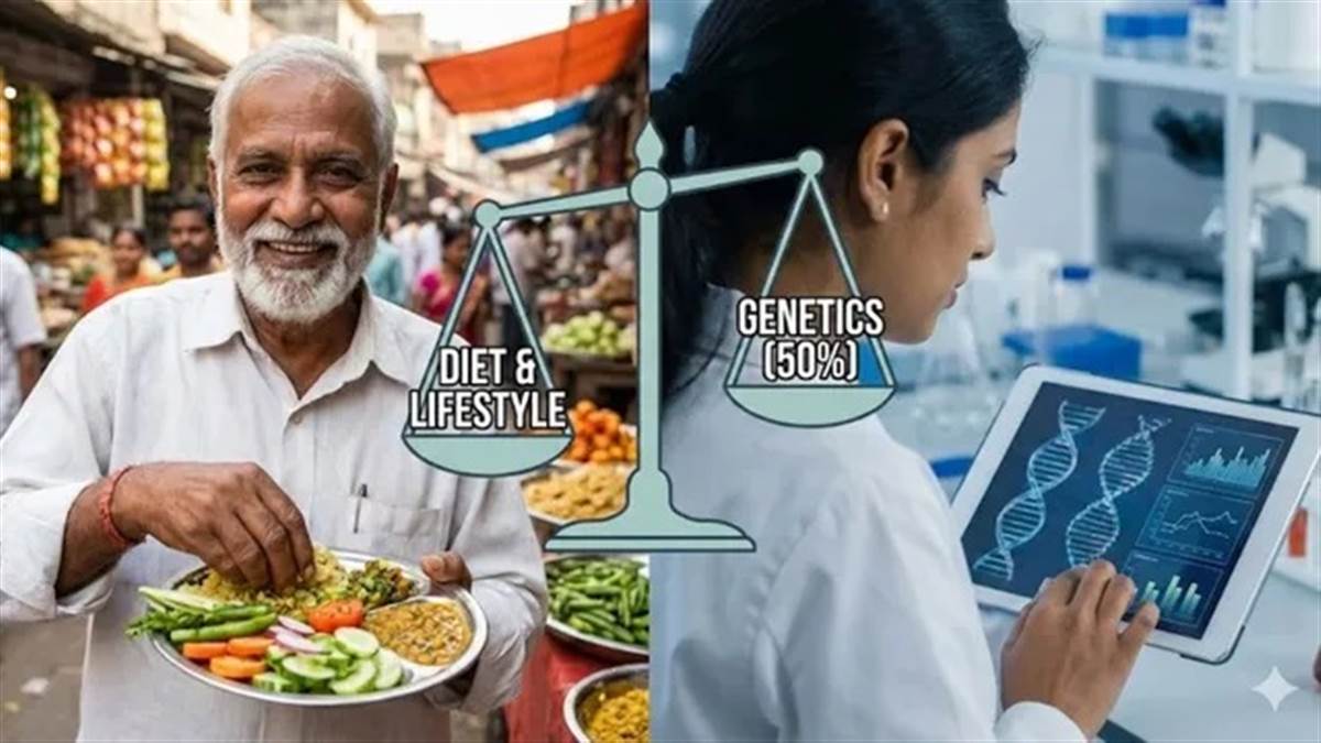 ਸਿਰਫ਼ ਖਾਣ-ਪੀਣ ਹੀ ਨਹੀਂ, Genes ਵੀ ਤੈਅ ਕਰਦੇ ਹਨ ਕਿ ਤੁਸੀਂ ਕਿੰਨਾ ਚਿਰ ਜੀਓਗੇ; ਨਵੀਂ ਰਿਸਰਚ ਵਿਚ 50% ਹਿੱਸੇਦਾਰੀ ਦਾ ਖੁਲਾਸਾ