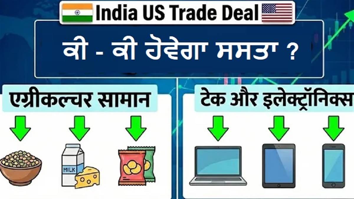 ਭਾਰਤ-ਅਮਰੀਕਾ ਵਪਾਰ ਸਮਝੌਤਾ: ਦਾਲਾਂ-ਦੁੱਧ ਤੋਂ ਲੈ ਕੇ ਲੈਪਟਾਪ ਤੱਕ..., ਜਾਣੋ ਕੀ ਹੋਵੇਗਾ ਸਸਤਾ ਤੇ ਕੀ ਮਹਿੰਗਾ; ਦੇਖੋ ਪੂਰੀ ਲਿਸਟ