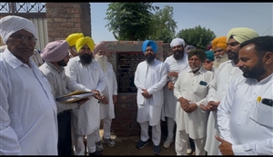ਵਿਧਾਇਕ ਬਿਲਾਸਪੁਰ ਵੱਲੋਂ ਸੜਕ ਦੇ ਕੰਮ ਦਾ ਉਦਘਾਟਨ