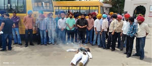 ਐੱਸਓਆਈ ਨੇ ਮੁੱਖ ਮੰਤਰੀ ਦਾ ਪੁਤਲਾ ਫੂਕਿਆ