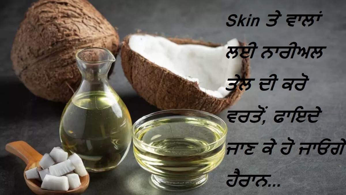 Coconut Oil Benefits : ਚਮੜੀ ਤੇ ਵਾਲਾਂ ਲਈ ਨਾਰੀਅਲ ਤੇਲ ਦੀ ਕਰੋ ਵਰਤੋਂ, ਫਾਇਦੇ ਜਾਣ ਕੇ ਹੋ ਜਾਓਗੇ ਹੈਰਾਨ