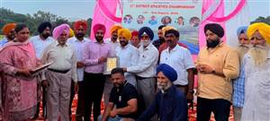 ਜ਼ਿਲ੍ਹਾ ਐਥਲੈਟਿਕਸ ਐਸੋਸੀਏਸ਼ਨ ਵੱਲੋਂ ਚੈਂਪੀਅਨਸ਼ਿਪ ਸਫ਼ਲਤਾਪੂਰਵਕ ਸੰਪੰਨ