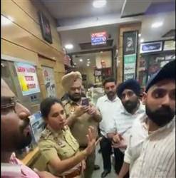 ਐੱਸਐੱਚਓ ਤੇ ਡਿਸਟ੍ਰੀਬਿਊਟਰ ਵਿਚਾਲੇ ਵਿਵਾਦ ਦਾ ਵੀਡੀਓ ਵਾਇਰਲ