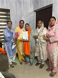 ਹਰਵਿੰਦਰ ਕੌਰ ਮਹਿਲਾ ਕਾਂਗਰਸ ਬਲਾਕ ਧਾਂਦਰਾ ਦੀ ਬਣੀ ਬਲਾਕ ਪ੍ਰਧਾਨ