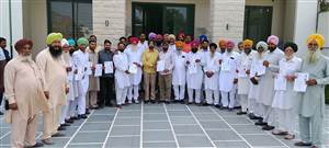ਭਾਜਪਾ ਕਿਸਾਨ ਮੋਰਚਾ ਨੇ ਅਹੁਦੇਦਾਰਾਂ ਨੂੰ ਨਿਯੁਕਤੀ ਪੱਤਰ ਸੌਂਪੇ