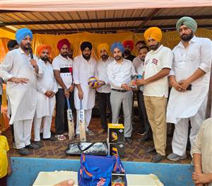 ਓਐੱਸਡੀ ਸੁਖਵੀਰ ਸਿੰਘ ਵੱਲੋਂ ਖੇਡ ਸਟੇਡੀਅਮਾਂ ਦਾ ਉਦਘਾਟਨ