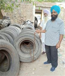 ਦੁਕਾਨ ’ਚੋਂ ਟਾਇਰ ਚੋਰੀ