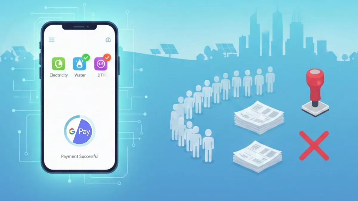ਹੁਣ ਲਾਈਨ 'ਚ ਲੱਗਣ ਦਾ ਝੰਜਟ ਖ਼ਤਮ! Google Pay ਰਾਹੀਂ ਮਿੰਟਾਂ 'ਚ ਕਰੋ ਸਾਰੇ ਬਿੱਲਾਂ ਦਾ ਭੁਗਤਾਨ; ਜਾਣੋ ਤਰੀਕਾ