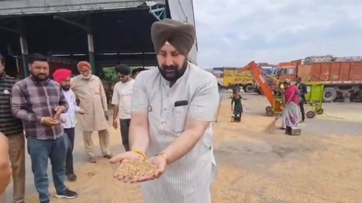 ਬੇਮੌਸਮੇ ਮੀਂਹ ਨੇ ਨਵੀਂ ਅਨਾਜ ਮੰਡੀ ’ਚ ਪ੍ਰਸ਼ਾਸਨ ਦੇ ਪ੍ਰਬੰਧਾਂ ਦੀ ਖੋਲ੍ਹੀ ਪੋਲ