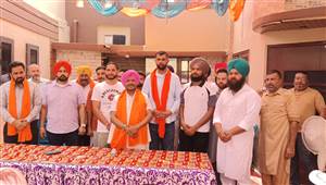 ਕਾਂਗਰਸ ਦੇ ਨਵ-ਨਿਯੁਕਤ ਪ੍ਰਧਾਨ ਹਰਜੋਤ ਗਰੇਵਾਲ ਸਨਮਾਨਿਤ