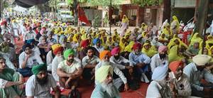 ਬੀਕੇਯੂ ਏਕਤਾ ਉਗਰਾਹਾਂ ਵਲੋਂ ਧਰਨਾ ਜਾਰੀ