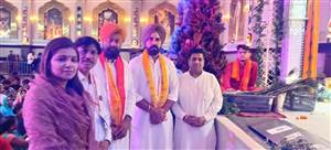 ਵਿਕਰਮ ਸਿੰਘ ਬਾਜਵਾ ਖਾਟੂ ਸ਼ਿਆਮ ਮੰਦਰ ’ਚ ਨਤਮਸਤਕ
