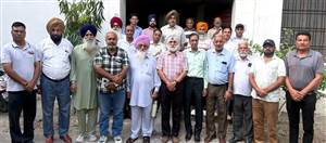 ਪੰਜਾਬ ਮੁਲਾਜ਼ਮ ਤੇ ਪੈਨਸ਼ਨਰਜ਼ ਸਾਂਝਾ ਫਰੰਟ ਜ਼ਿਲ੍ਹਾ ਹੁਸ਼ਿਆਰਪੁਰ ਦੀ ਹੋਈ ਮੀਟਿੰਗ