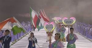 Asian Games 2026 closing ceremony: ਏਸ਼ਿਆਈ ਖੇਡਾਂ 2030 ਹੁਣ ਕਤਰ ’ਚ, ਸਮਾਪਤੀ ਸਮਾਰੋਹ ਦੌਰਾਨ ਨੀਰੂ ਢਾਂਡਾ ਬਣੀ ਭਾਰਤ ਦੀ ਝੰਡਾਬਰਦਾਰ; watch