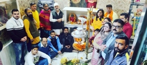 ਮੁਕਤੇਸ਼ਵਰ ਮੰਦਰ 'ਚ ਕਰਵਾਇਆ ਮੂਰਤੀ ਸਥਾਪਨਾ ਸਮਾਗਮ