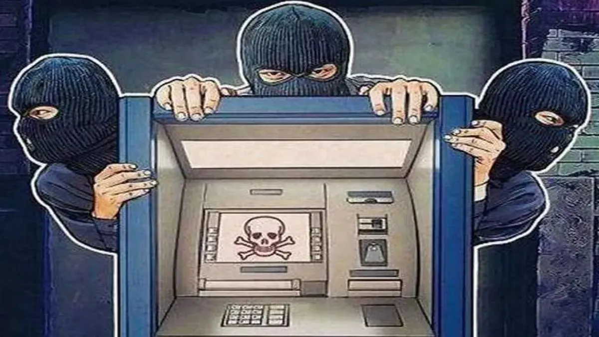 ਪਹਿਲਾਂ ਸੈਂਸਰ ਨੂੰ ਕੀਤਾ ਪੇਂਟ ਫਿਰ ਲੱਦ ਕੇ ਲੈ ਗਏ ਏਟੀਐਮ ਮਸ਼ੀਨ ; ਫਿਲਮੀ ਸਟਾਈਲ 'ਚ ਚੋਰੀ