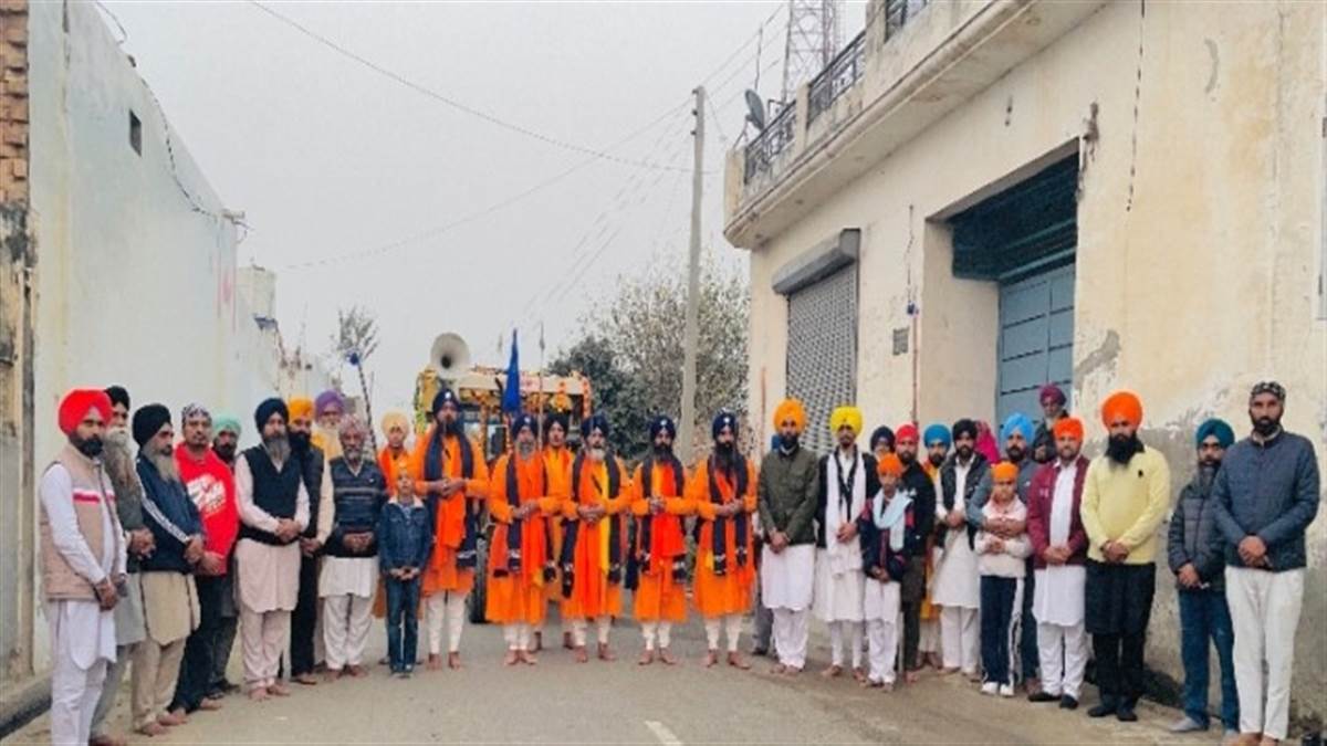 ਪ੍ਰਕਾਸ਼ ਪੁਰਬ ਮੌਕੇ ਨਗਰ ਕੀਰਤਨ ਸਜਾਇਆ