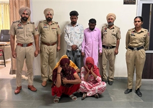 ਦੇਹ ਵਪਾਰ ਦਾ ਧੰਦਾ ਕਰਨ ਵਾਲੇ ਪੰਜ ਕਾਬੂ