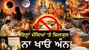 ਇਕਾਦਸ਼ੀ ਸਮੇਤ ਇਨ੍ਹਾਂ 6 ਮੌਕਿਆਂ 'ਤੇ ਭੁੱਲ ਕੇ ਵੀ ਨਾ ਕਰੋ ਅੰਨ ਦਾ ਸੇਵਨ, ਮੰਨਿਆ ਜਾਂਦਾ ਹੈ ਵੱਡਾ ਦੋਸ਼