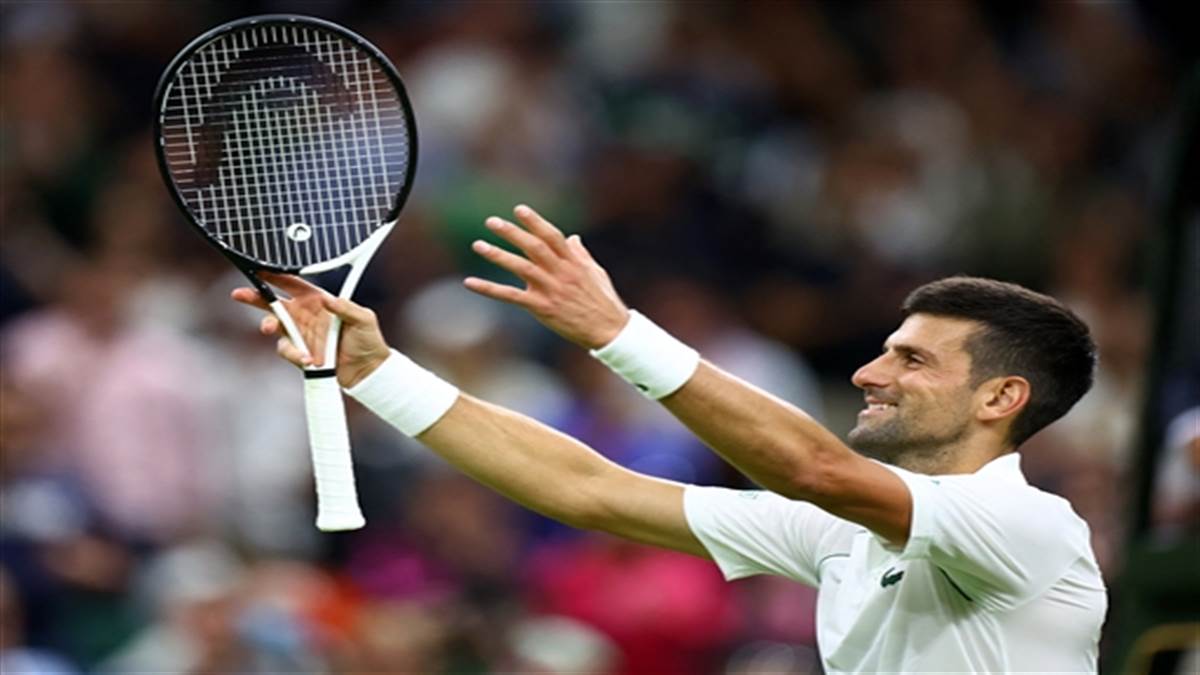 Djokovic made it to the quarterfinals of wimbledon open