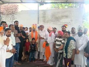 ਸਾਬਕਾ ਵਿਧਾਇਕ ਨਾਗਰਾ ਨੇ ਗੁੱਗਾ ਮਾੜੀ ਵਿਖੇ ਟੇਕਿਆ ਮੱਥਾ