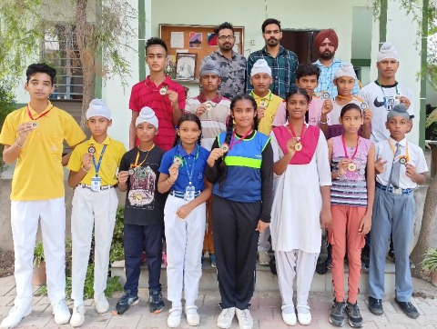 Khanna Public School won 18 medals